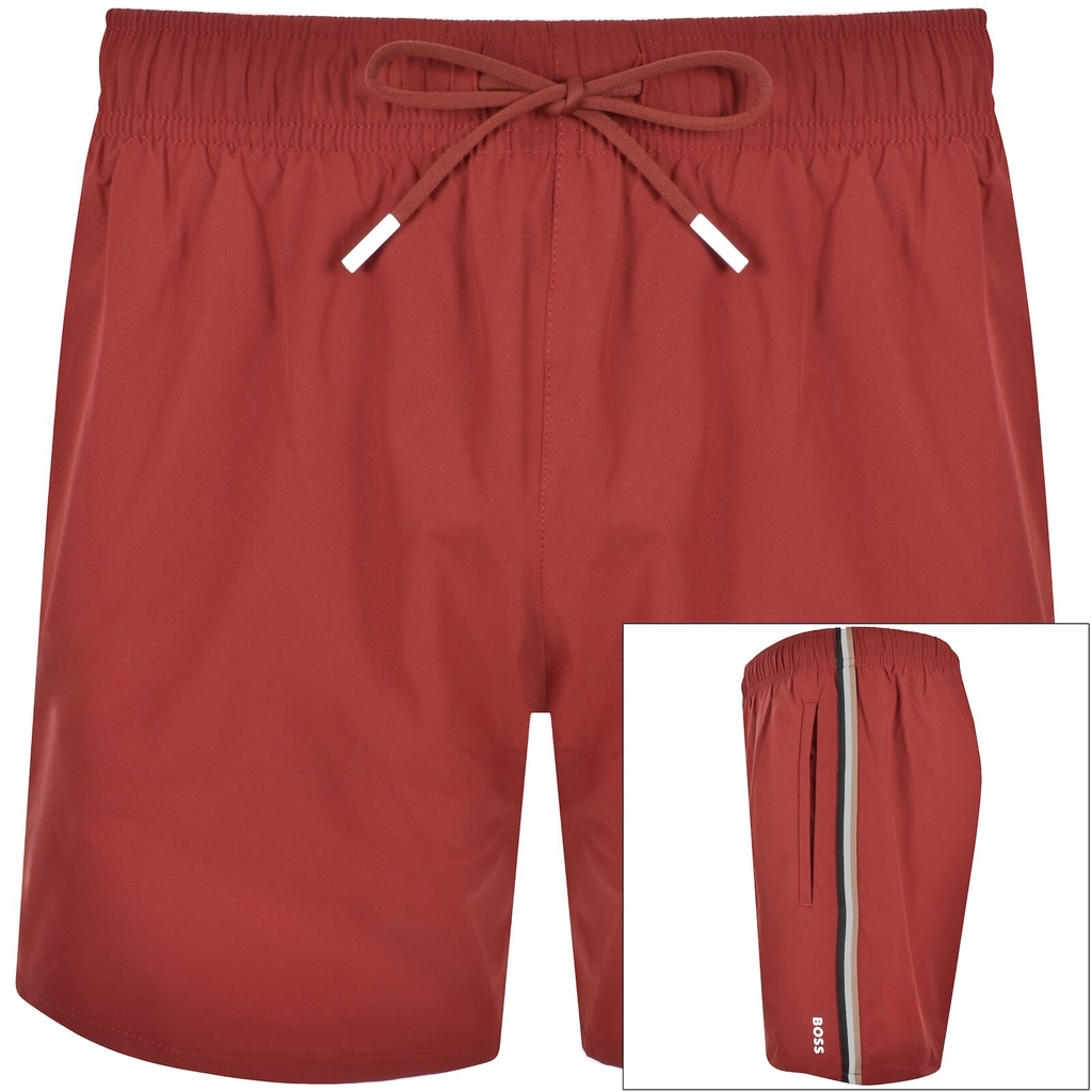 Hugo Boss BOSS Iconic Swim Shorts Medium Red